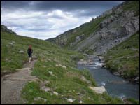 Hiking the gentle Savage River trail at Denali National Park. Photo copyright 2011 by Leon Unruh.